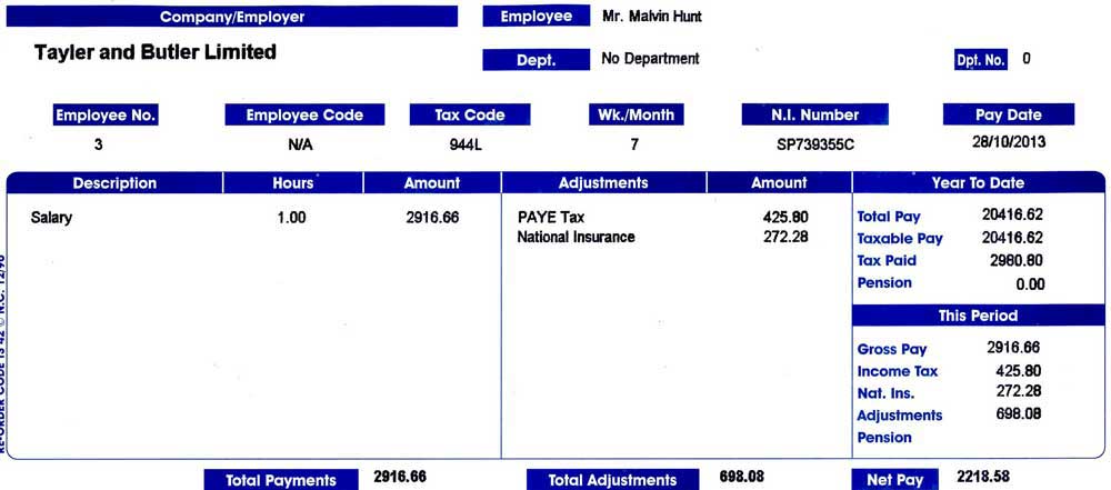 Payslip