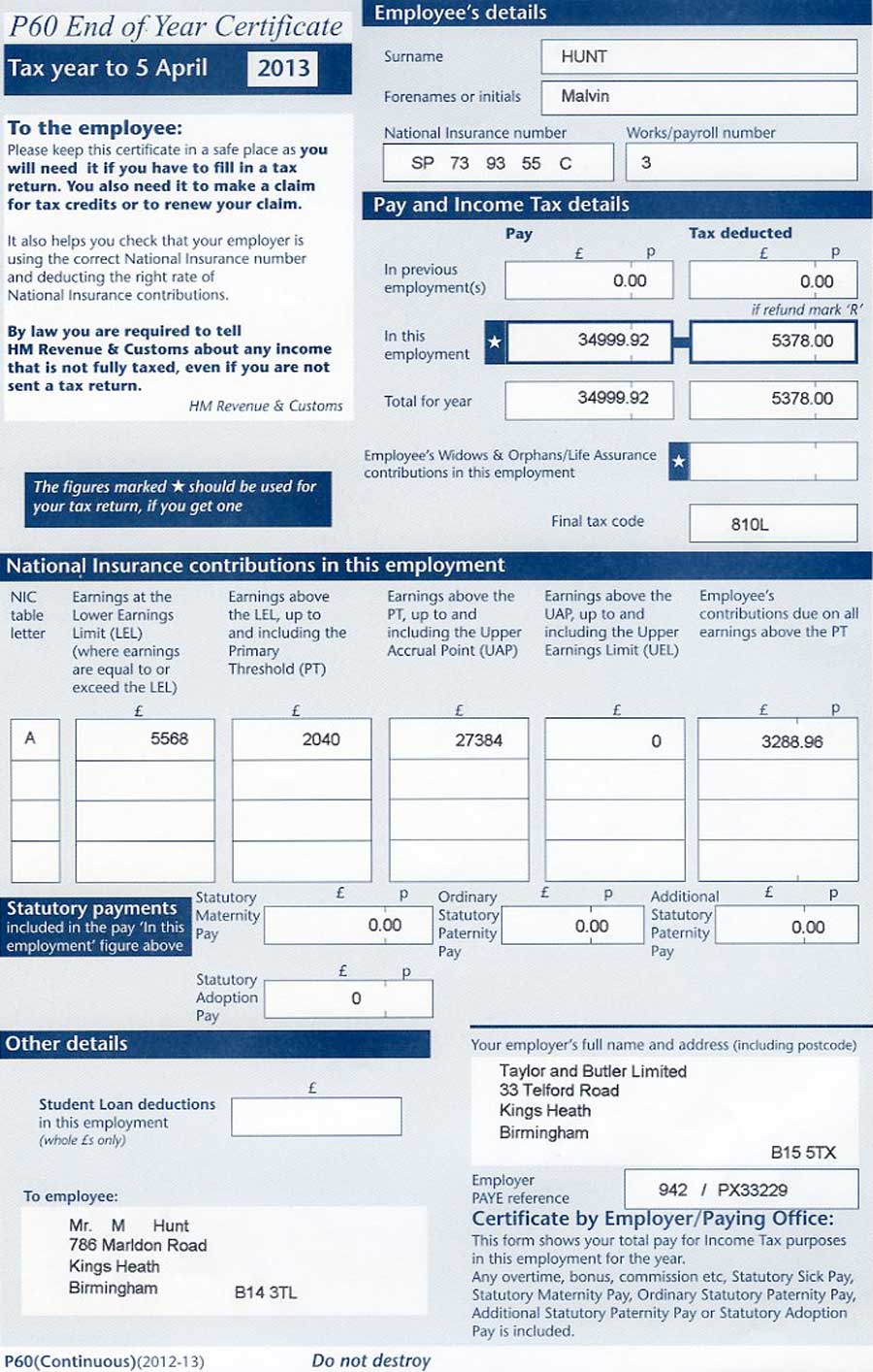 Payslip