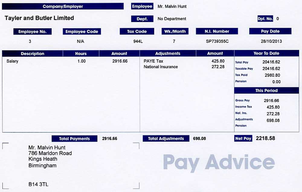 Payslip