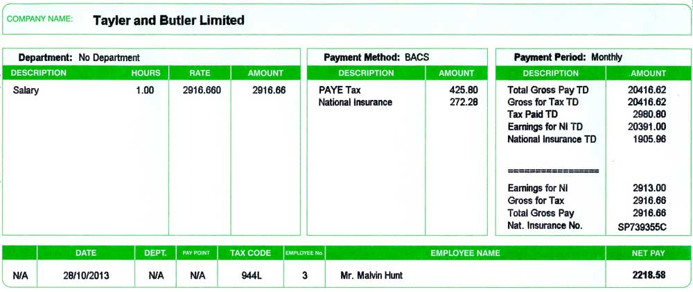 Payslip