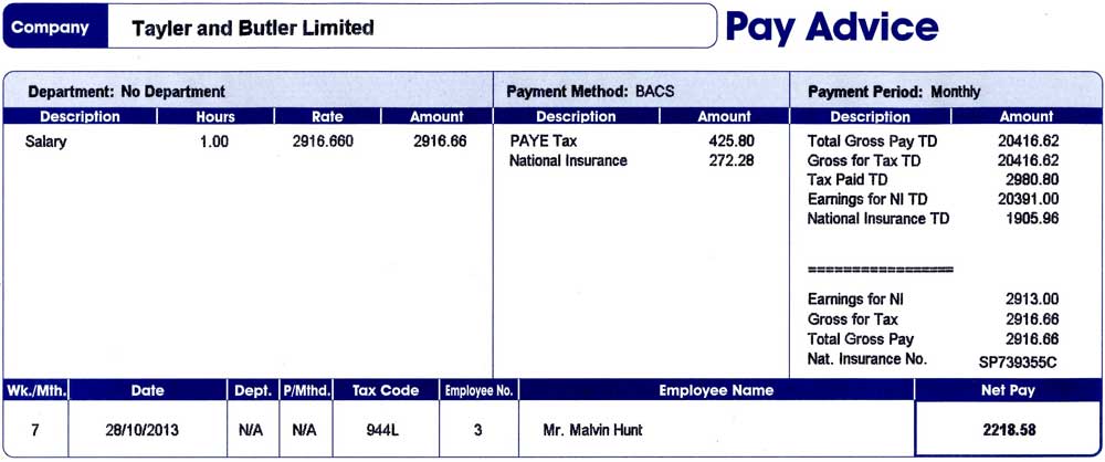 Payslip