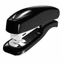 Stapler Plastic Half Strip Blk 
