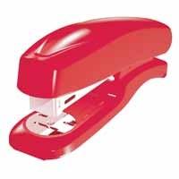 Stapler Plastic Half Strip Red 