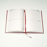 Diary A5 2 Days/Page Burgundy 2026
