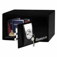 Sentry Small Key Lock Security Safe Blk